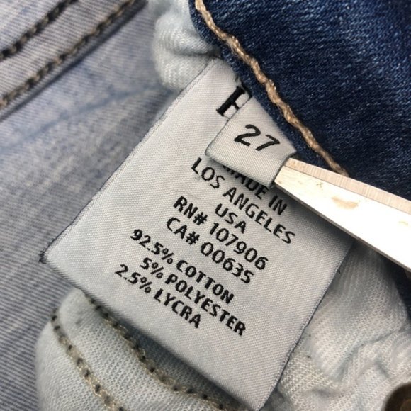 PREMIUM HUDSON KRISTA SUPER SKINNY JEANS 27x30 MADE IN USA 🇺🇸 - Picture 8 of 12